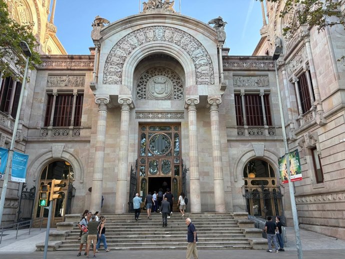 Entrada al Tribunal Superior de Justícia de Catalunya (TSJC) 