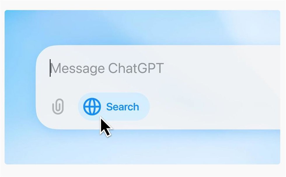 Archivo - Interfaz de SearchGPT en ChatGPT
