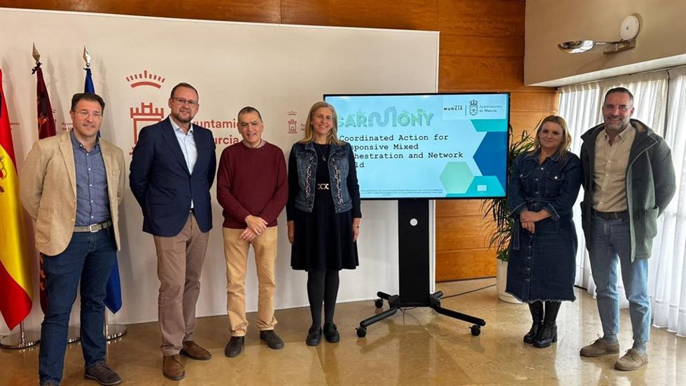 Murcia impulsa tres proyectos europeos para desarrollar su gemelo digital y mejorar la gestión urbana