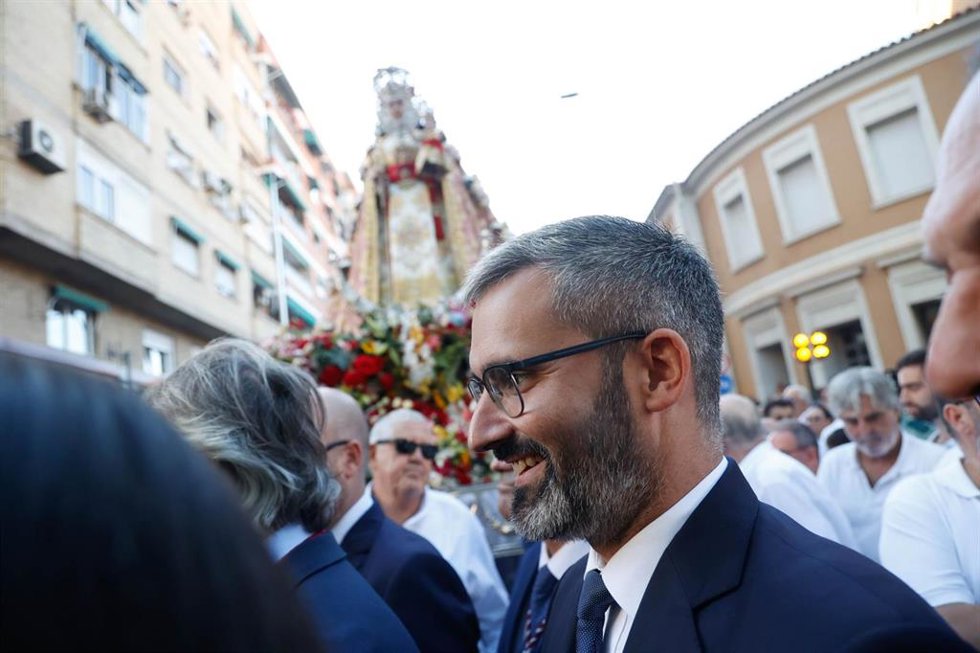 Lucas destaca el dispositivo de 1.725 policías nacionales en la Romería y pide a la Fuensanta salud y convivencia