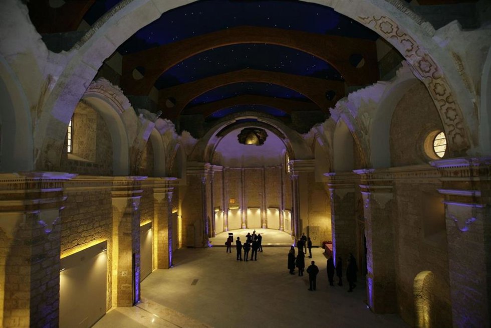 Archivo - Interios de San Pedro Cultural, ubicado en el municipio de Becerril de Campos.