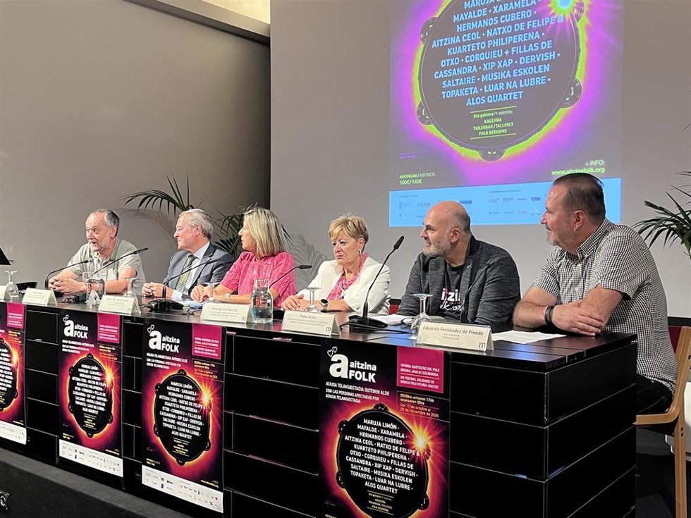 Los artistas Natxo de Felipe y Luar Na Lubre serán cabezas de cartel de la XIV edición de Aitzina Folk