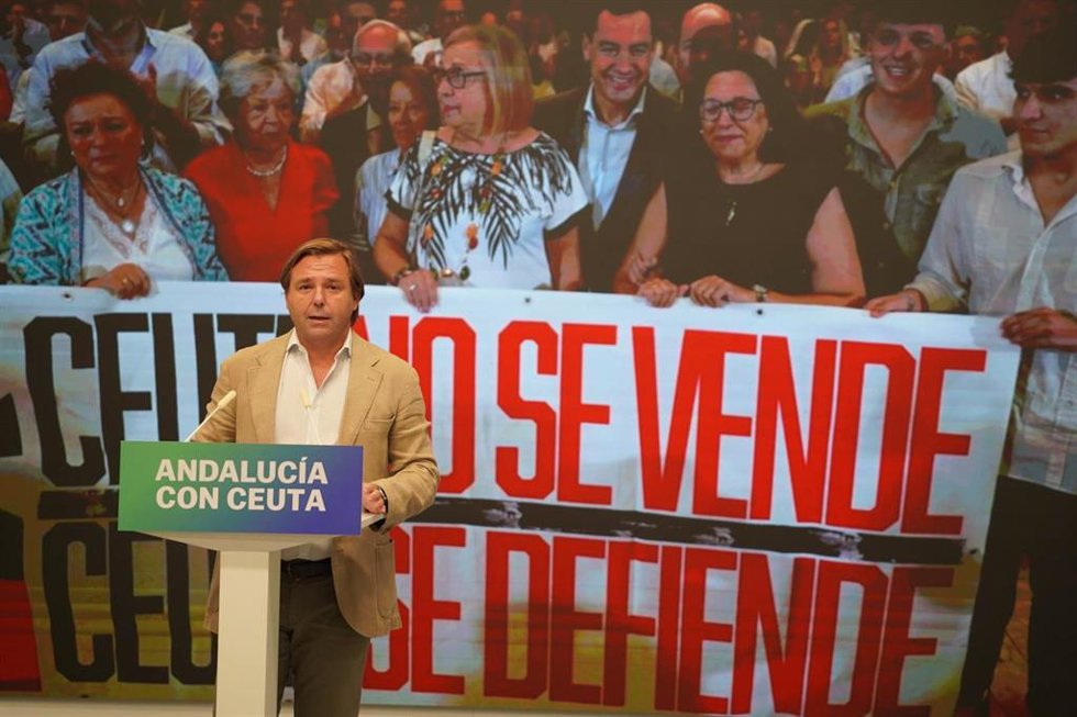 El secretario general del PP-A, Antonio Repullo, este martes