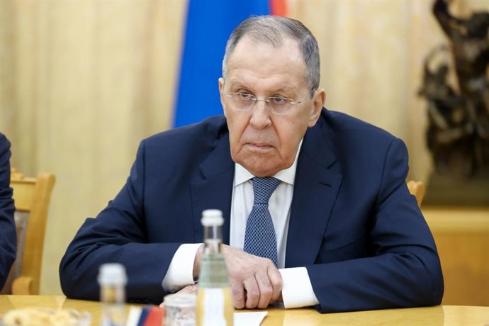 Archivo - El ministro de Asuntos Exteriores ruso, Sergei Lavrov