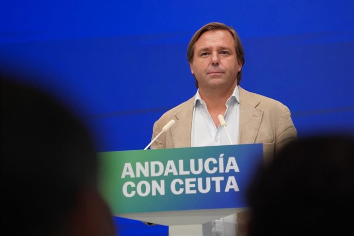 El secretario general del PP-A, Antonio Repullo, este martes