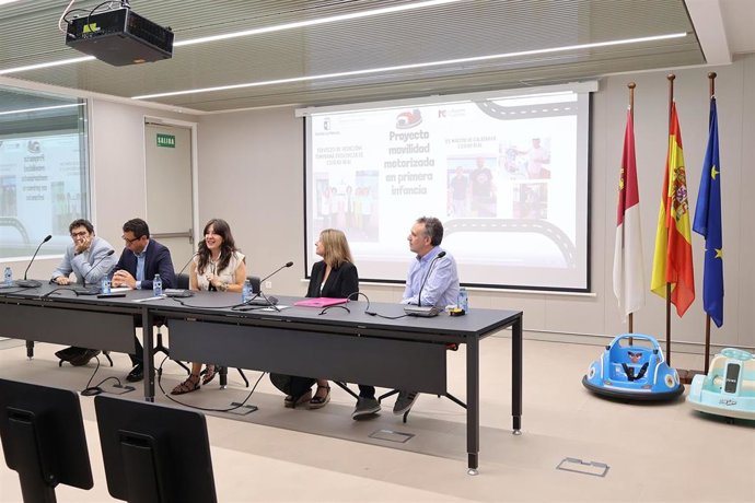 Blanca Fernández en la presentación del proyecto de atención temprana.