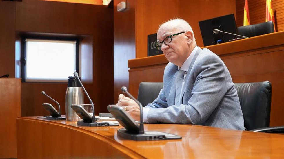 El director general de Carreteras e Infraestructuras del Gobierno de Aragón, Miguel Ángel Arminio.