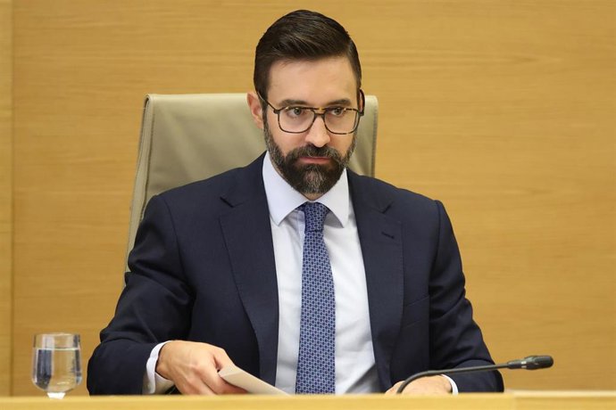 El secretario de Estado de Energía, Joan Groizard Payeras, comparece ante la Comisión de Investigación de la interrupción del suministro eléctrico el 28 de abril de 2025, en el Congreso de los Diputados, a 15 de septiembre de 2026, en Madrid (España). Gro
