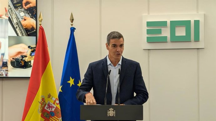 El presidente del Gobierno, Pedro Sánchez