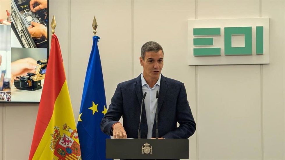 El presidente del Gobierno, Pedro Sánchez