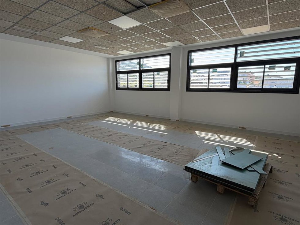 Obras en el centro educativo Sa Fontassa, de Mercadal