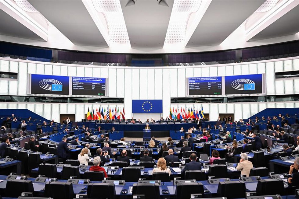 Archivo - Pleno del Parlamento Europeo en Estrasburgo (Francia)