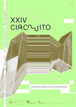 Cartel del XXIV Circuito de Creación Escénica Contemporánea.