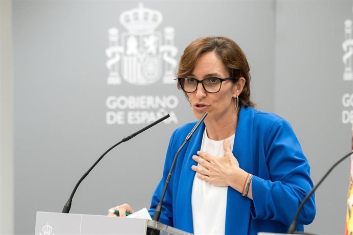 Imagen de archivo de la ministra de Sanidad, Mónica García.