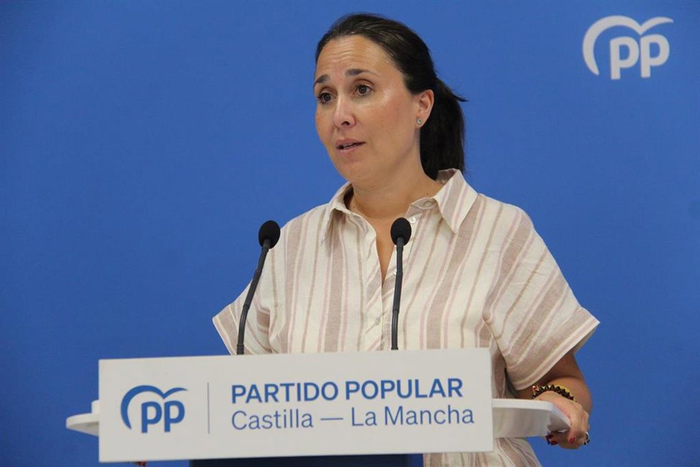 La portavoz del Partido Popular de Castilla-La Mancha, Alejandra Hernández