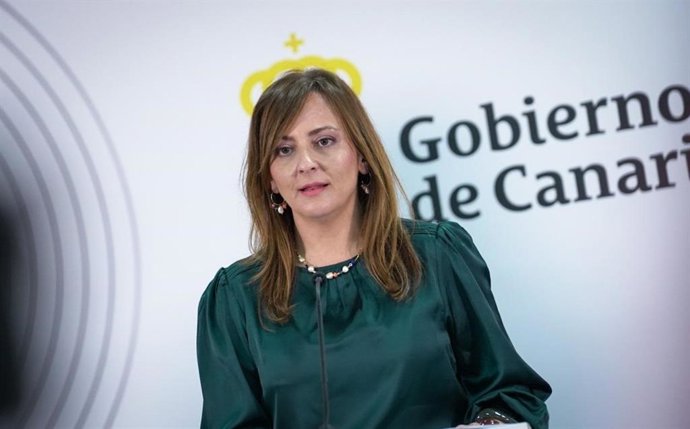 Archivo - La consejera de Presidencia, Administraciones Públicas, Justicia y Seguridad del Gobierno de Canarias, Nieves Lady Barreto