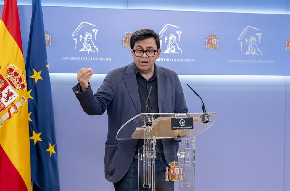 Archivo - El coportavoz de los Comuns y diputado de Sumar en el Congreso de los Diputados, Gerardo Pisarello.