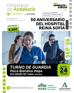 Cartel de la proyección de 'Turno de guardia'.