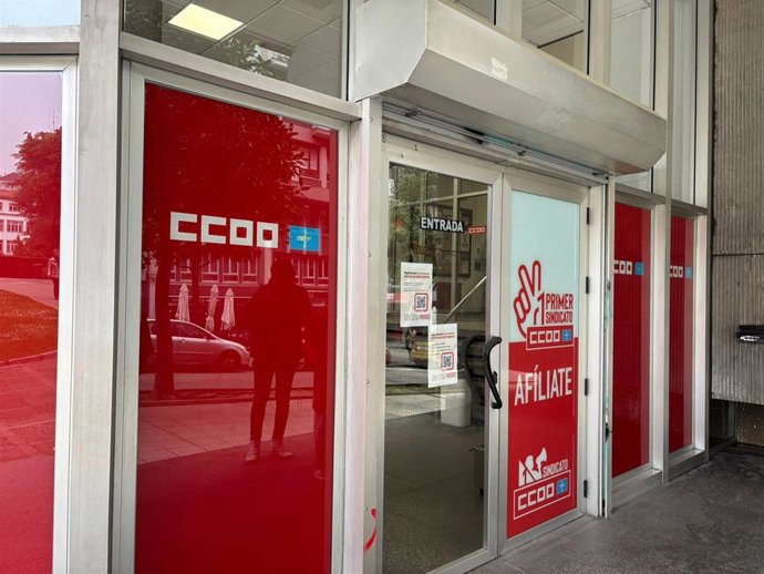 Archivo - Sede de CCOO Asturias. Edificio de CCOO Asturias.