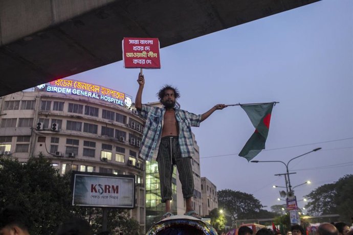Archivo - Protestas en Bangladesh (Archivo)