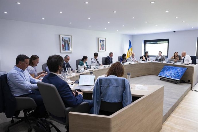 Un instant de la reunió de cònsols