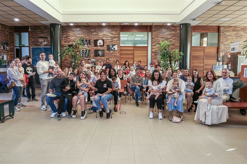 Archivo - Bebés de Polanco cuyas familias reciben ayudas a la natalidad