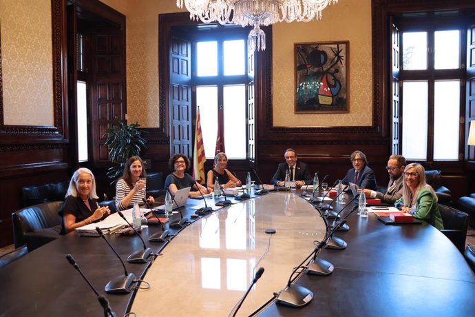 Reunió de la Mesa del Parlament aquest dimarts