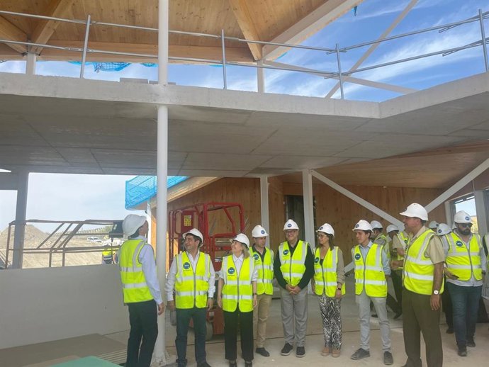 Archivo - Visita a las obras del Cetedex. (Foto de archivo).