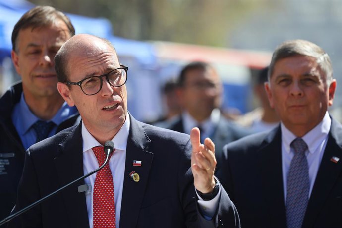 Santiago, 15 de septiembre 2026. Autoridades presentan en la Fonda Preventiva, las principales medidas de seguridad y prevencion que desplegara el Estado durante Fiestas Patrias Jonnathan Oyarzun/Aton Chile