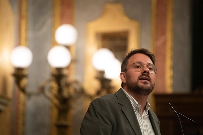 El portavoz adjunto de Sumar en el Congreso, Alberto Ibáñez