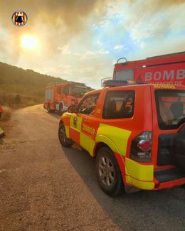Imagen del incendio