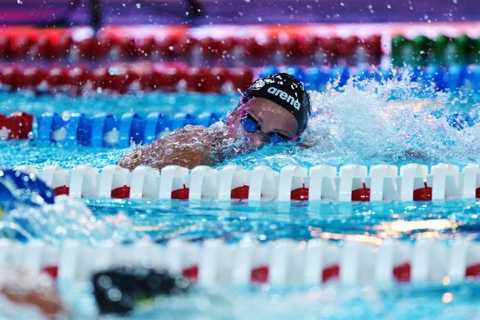 Santa Fe, Argentina, 13 Septiembre de 2026 La nadadora chilena Kristel Köbrich ganó la medalla de bronce en los 800 metros libres en los Juegos Suramericanos Odesur 2026 13/09/2026 Luciano Gonzalez/Photosport    Santa Fe, Argentina, September 13,