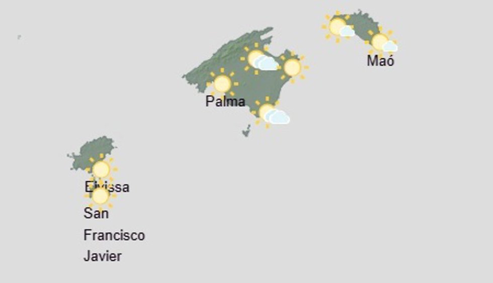 El tiempo hoy, miércoles 16 de septiembre, en Baleares.
