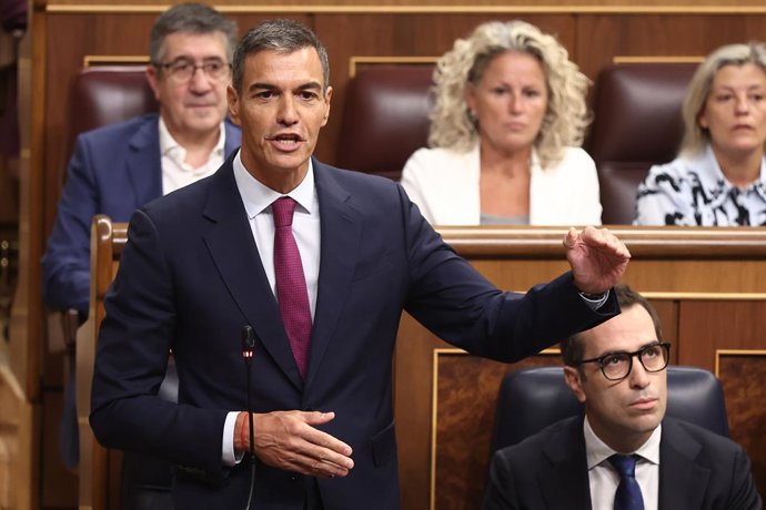 El presidente del Gobierno, Pedro Sánchez