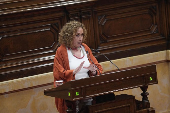 Archivo - La portaveu d'ERC al Parlament, Ester Capella