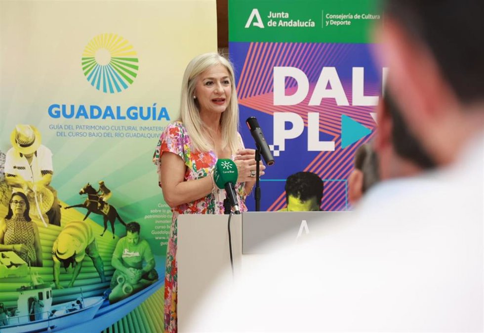 La consejera de Cultura, Patrimonio Histórico y Deporte, Patricia del Pozo.