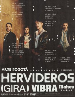 Cartel de los 'Hervideros' de Arde Bogotá