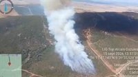 Casi una veintena de bomberos trabajan en el control del incendio de Tarifa, que está "tranquilo"