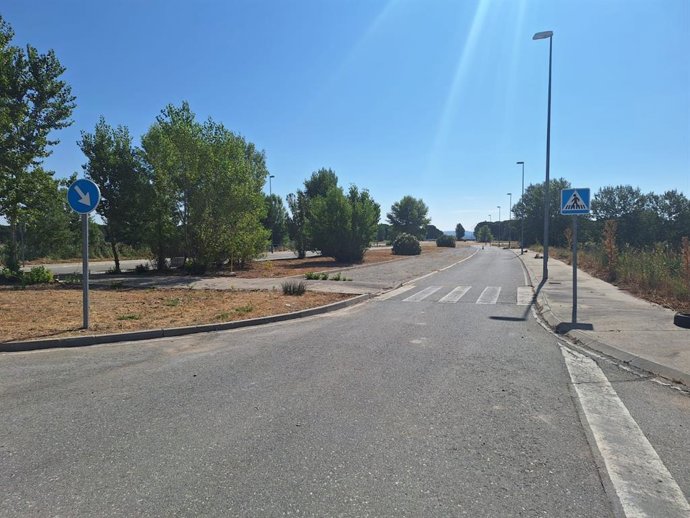 Vista del Polígono de El Brizo, en Aldeamayor, a 12 kilómetros de Valladolid.