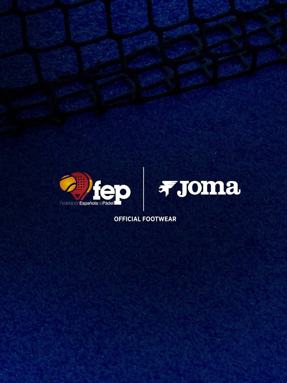 Joma se convierte en el calzado oficial de la Federación Española de Pádel.