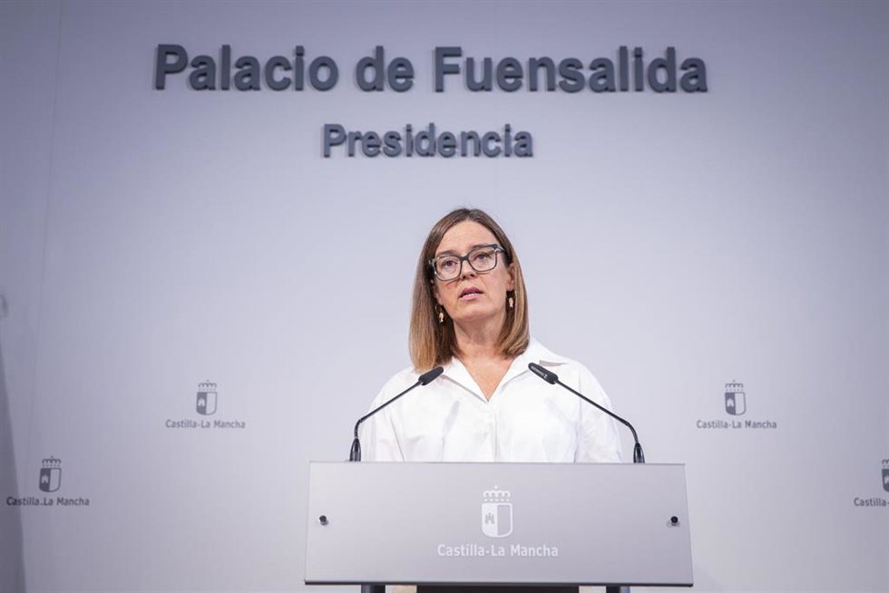 La Consejera Portavoz Del Gobierno Regional, Esther Padilla, Comparece, En Rueda De Prensa, Para Dar Cuenta De Los Asuntos Tratados En El Consejo De Gobierno. (Fotos: A. Pérez Herrera // JCCM).