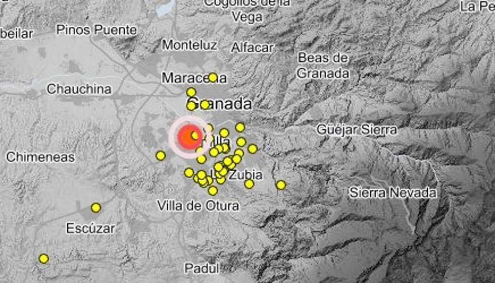 Terremoto de magnitud 3,1 mbLg este miércoles a las 9,54 horas y epicentro en Ogíjares.