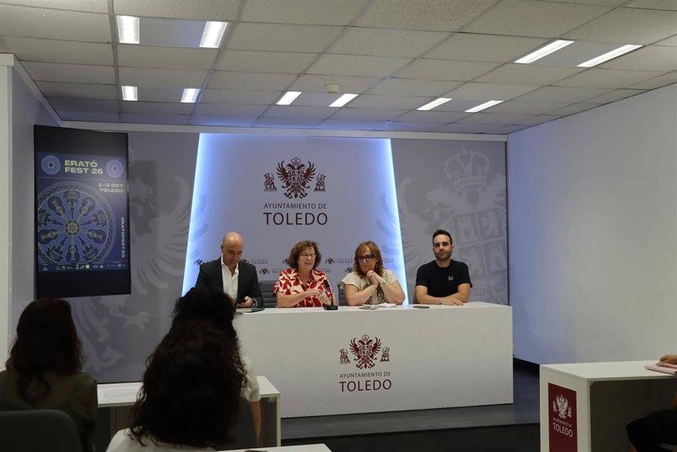Presentación del Erató Fest en el Ayuntamiento de Toledo.