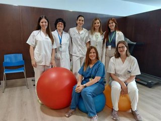 Grupo de trabajo de la escuela de pacientes de linfedema del Hospital Santa Ana de Motril.