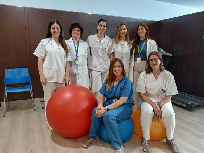 Grupo de trabajo de la escuela de pacientes de linfedema del Hospital Santa Ana de Motril.