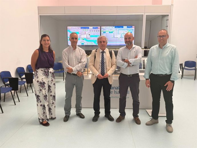 El comissionat per a la Recuperació, Raúl Mèrida, visita a Madrid els tancs de tempestes del Canal Isabel II