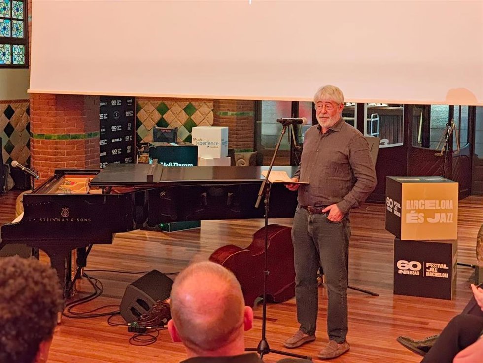 El presidente del Festival de Jazz de Barcelona, Tito Ramoneda