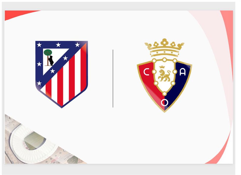 Onces Iniciales probables: Atlético de Madrid - Osasuna: resumen y estadísticas del partido de la jornada 6 de LaLiga EA Sports
