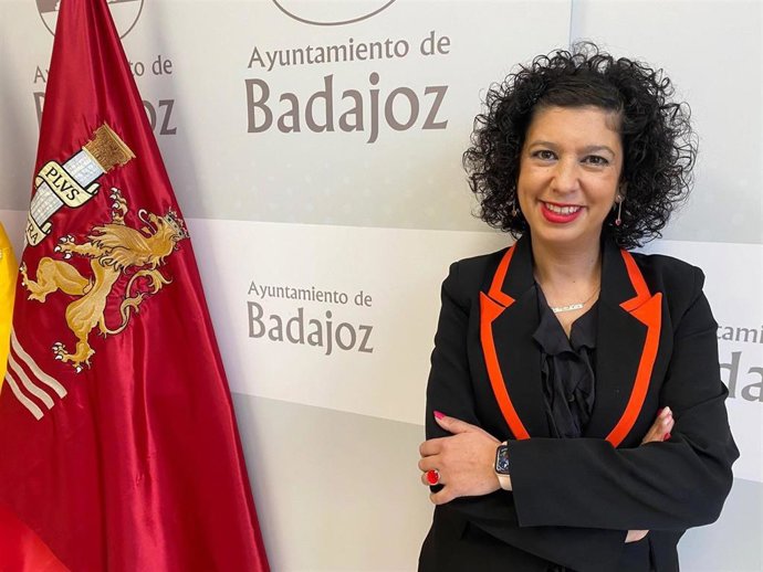 Archivo - La portavoz del Grupo Municipal Socialista en el Ayuntamiento de Badajoz, Silvia González
