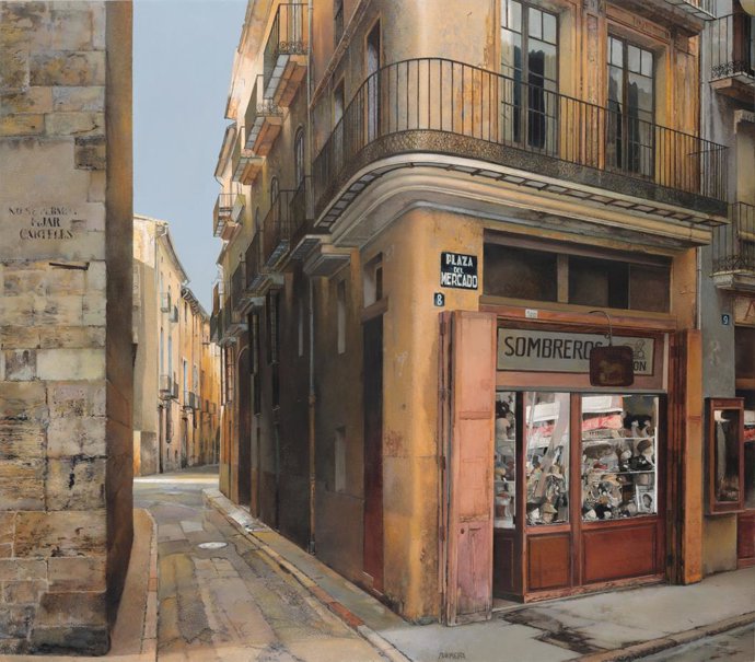 Obra de Vicente Barreira expuesta en el 'González Martí'